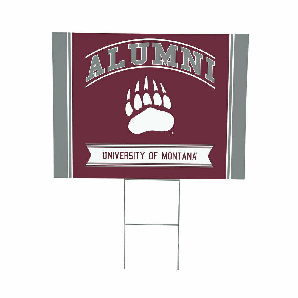 University of Montana Coroplast Yard Sign Alumni