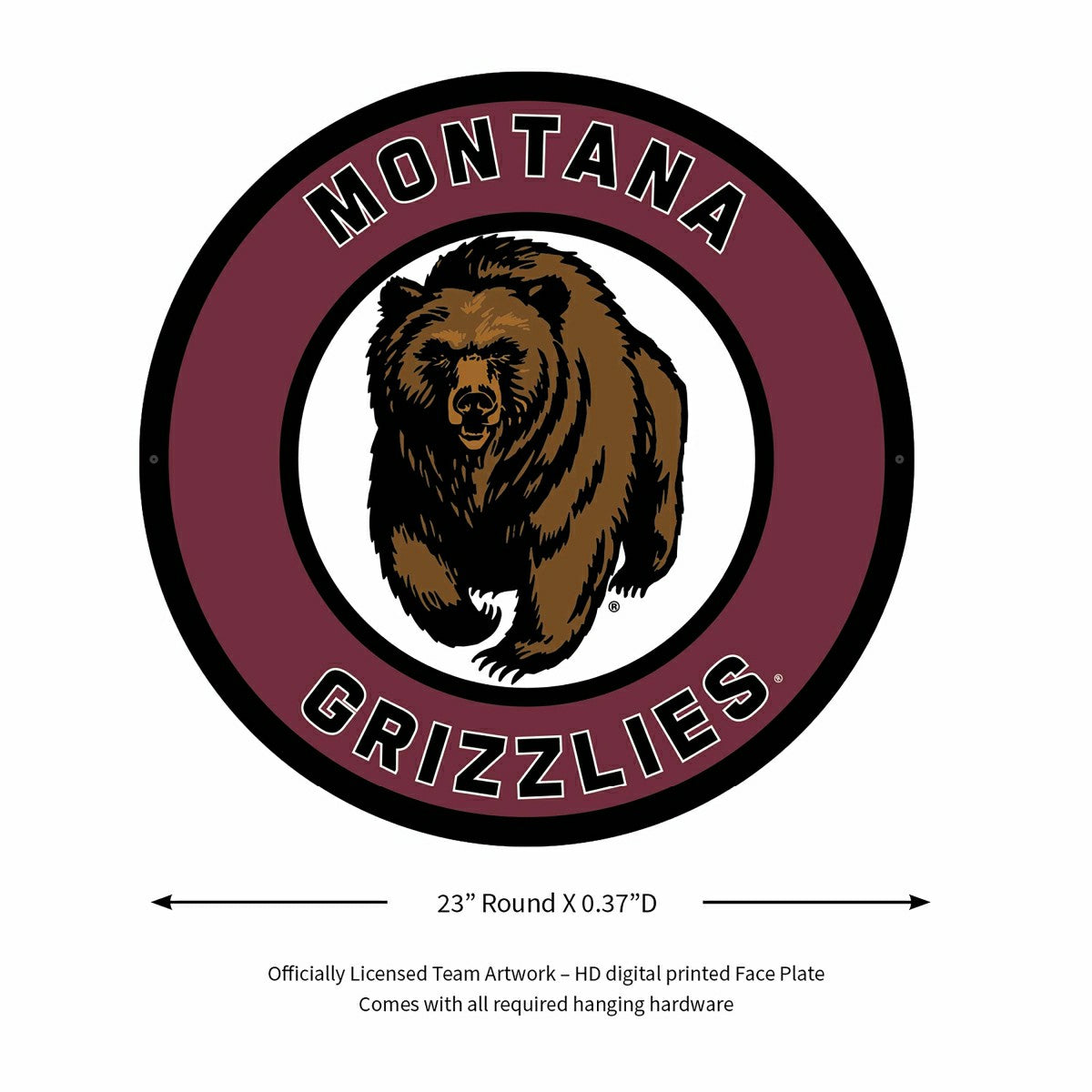 LED Wall Decor, Round, University of Montana