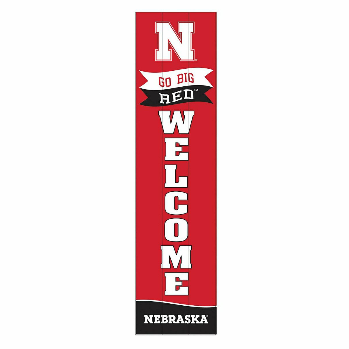 University of Nebraska Large Single Sided Leaner, 46"