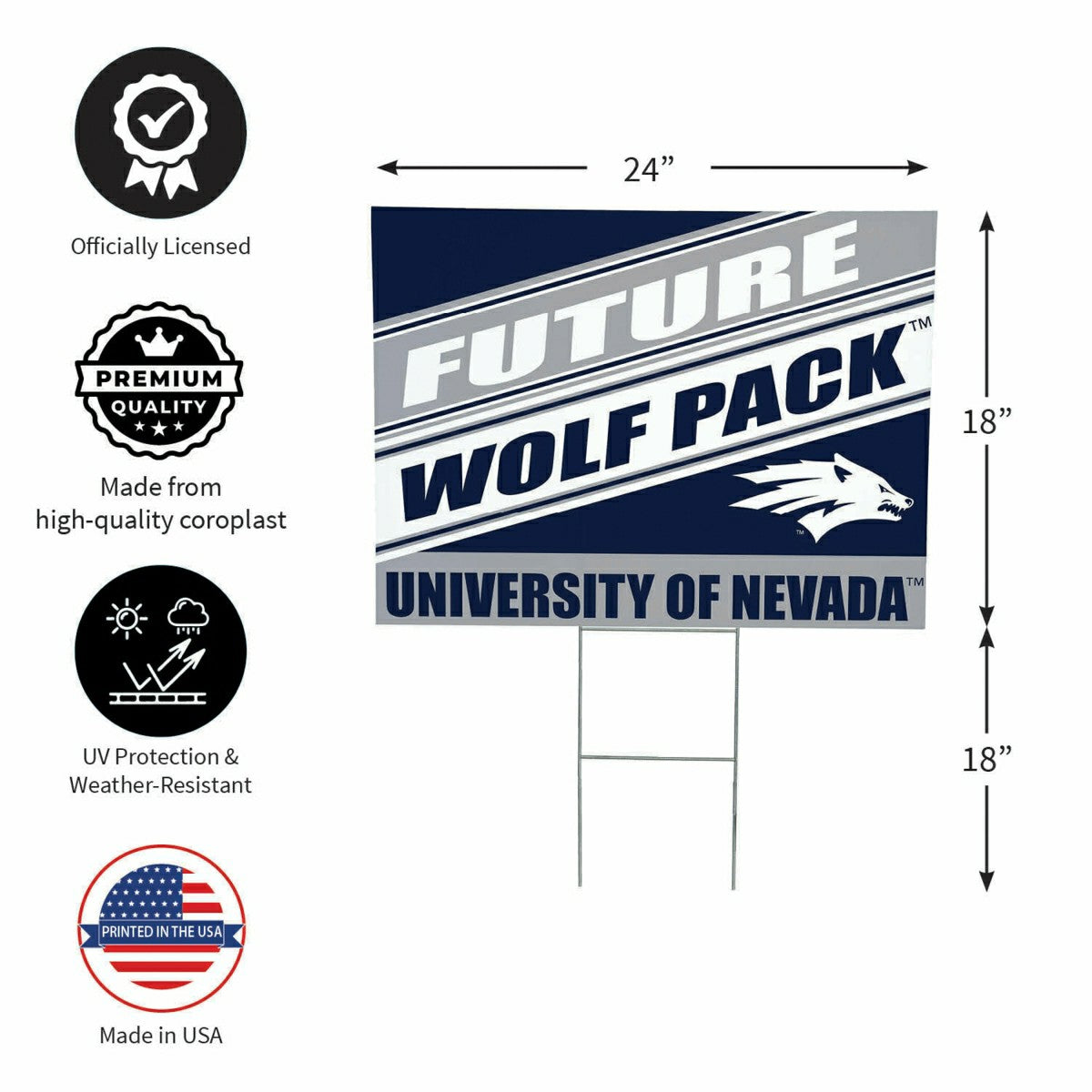 University of Nevada Coroplast Yard Sign, Future Student