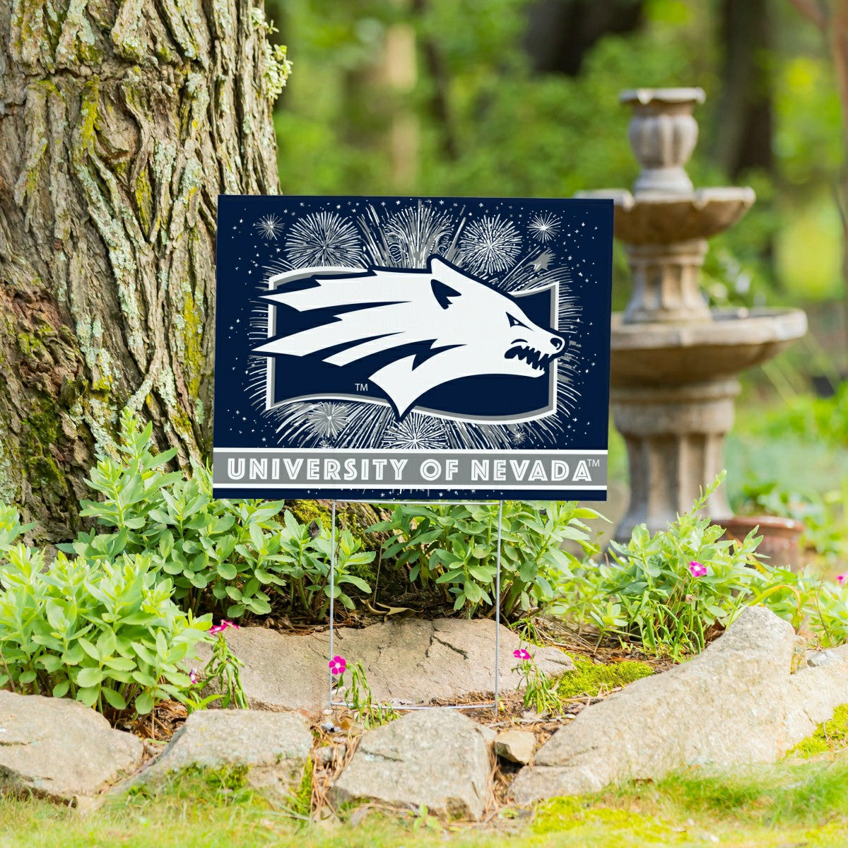 University of Nevada Yard Sign, Patriotic