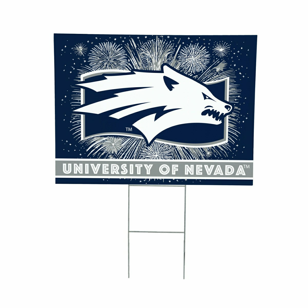 University of Nevada Yard Sign, Patriotic