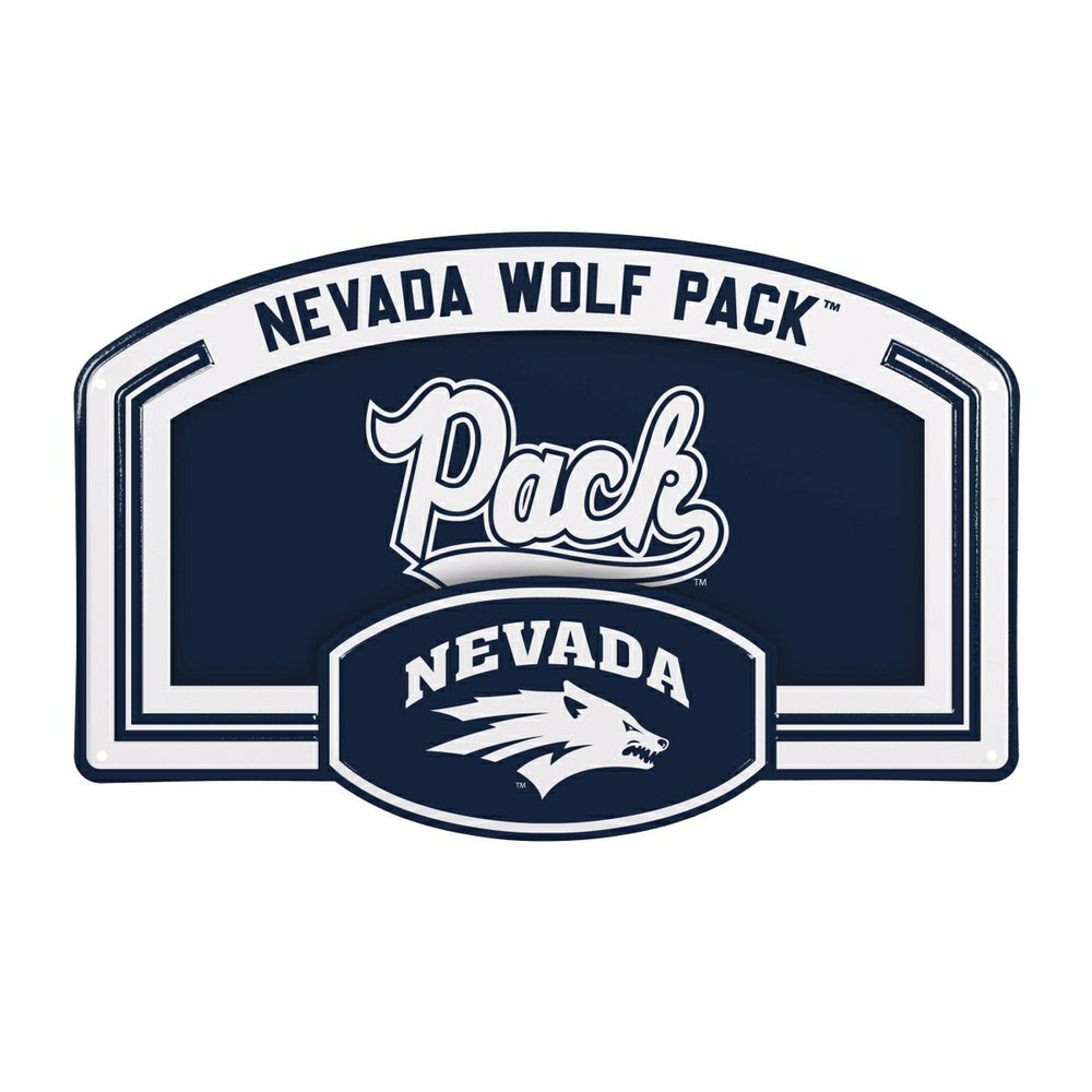 University of Nevada USA Embossed Steel Wall Sign, 11" x 17"