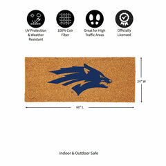 University of Nevada Extra Large Full Color Coir Mat, 60"x24"
