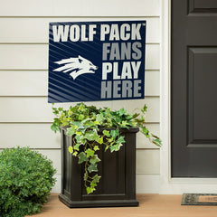University of Nevada Coroplast Yard Sign "Fans Play Here"