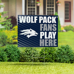 University of Nevada Coroplast Yard Sign "Fans Play Here"