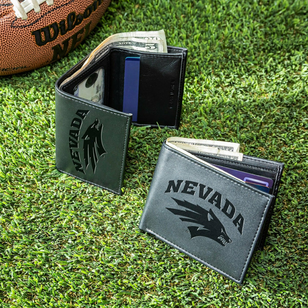 University of Nevada, Reno, Bi-Fold and Tri-Fold Wallet Gift Set, Blac