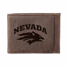 Front Pocket Wallet w/ RFID Blocking, University of Nevada, Reno, Brow
