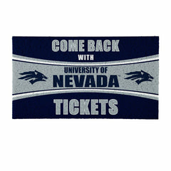 28" x 16" PVC Trapper Mat, Come Back with Tickets, University of Nevad