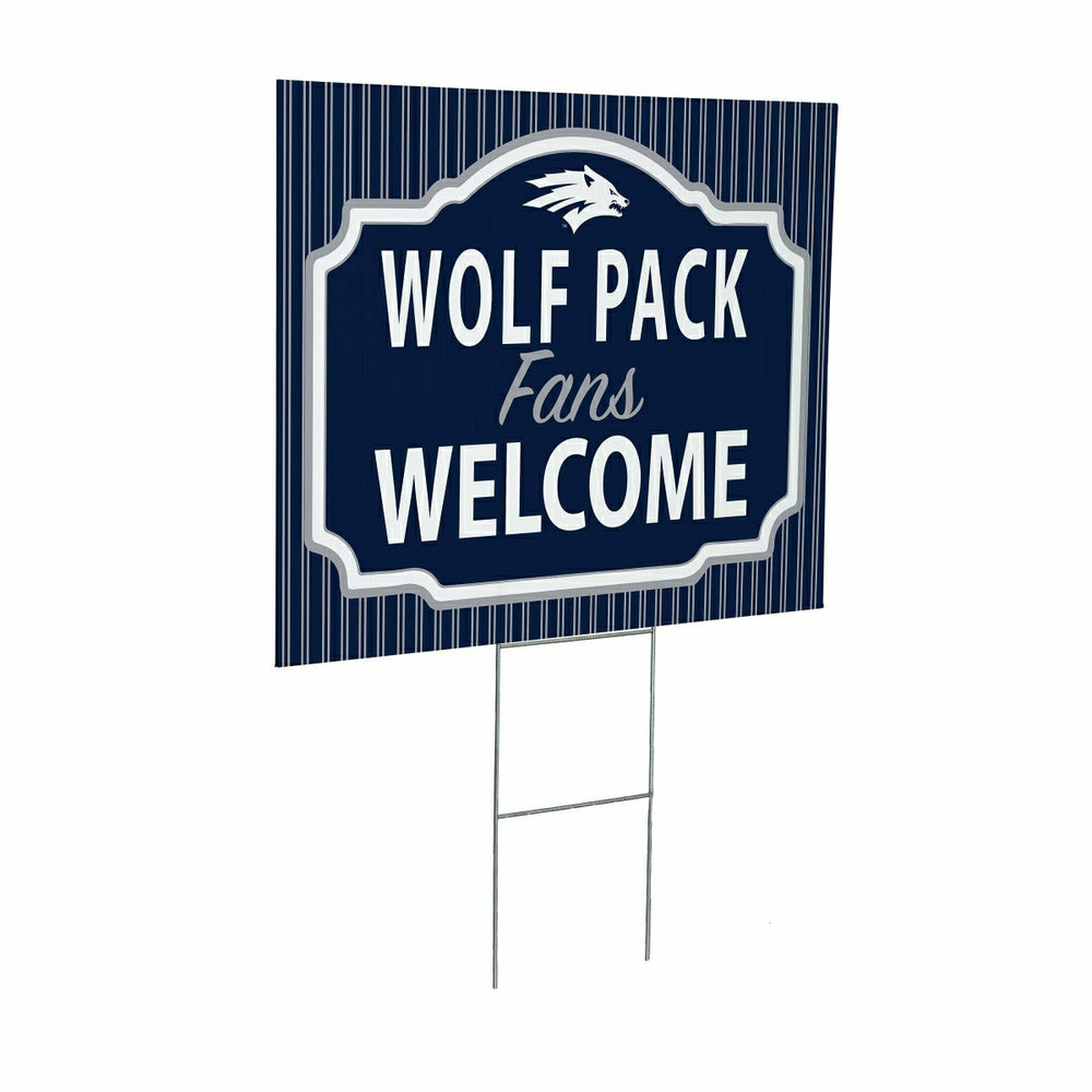 University of Nevada Coroplast Yard Sign, "Fans Welcome"