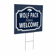 University of Nevada Coroplast Yard Sign, "Fans Welcome"