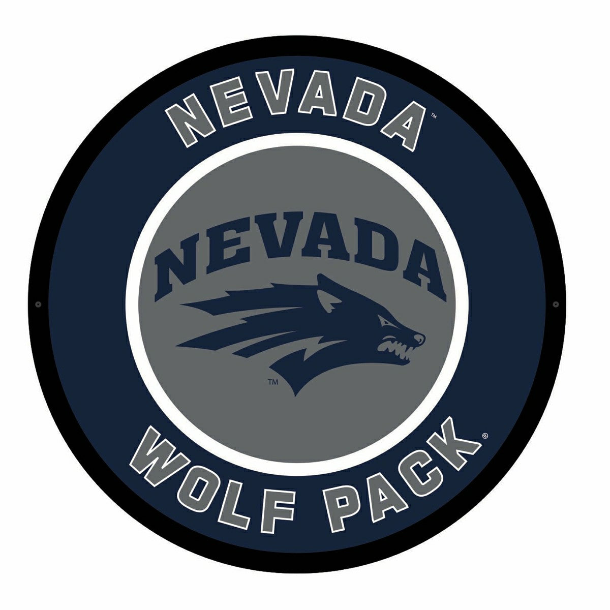 LED Wall Decor, Round, University of Nevada