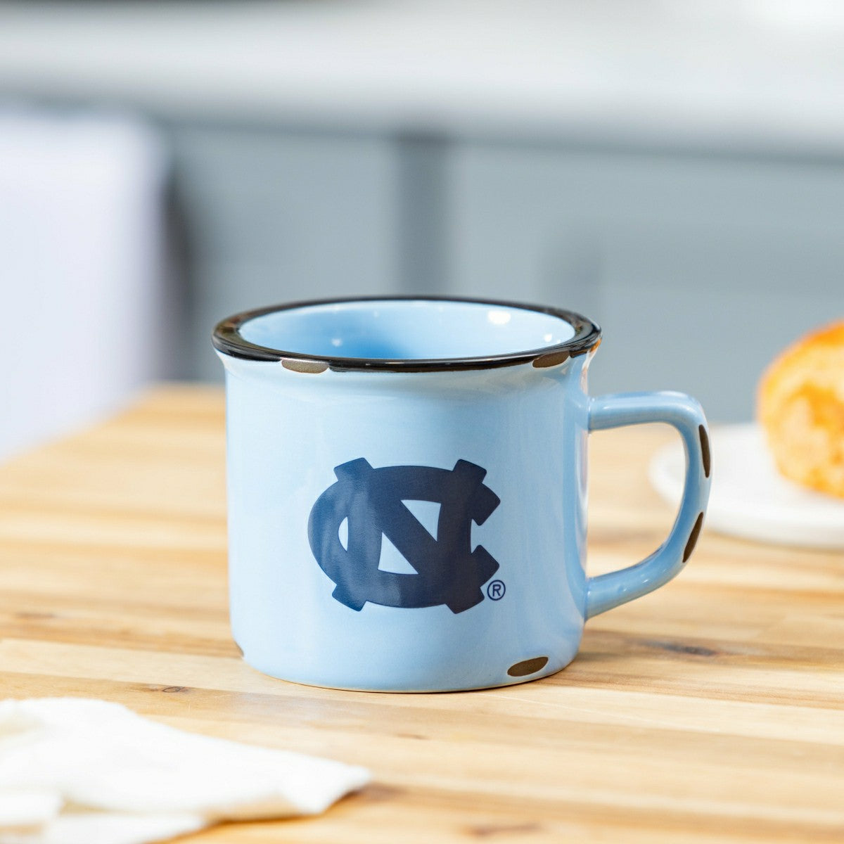 University of North Carolina Ceramic Camp Cup with Enamel Finish, 14oz