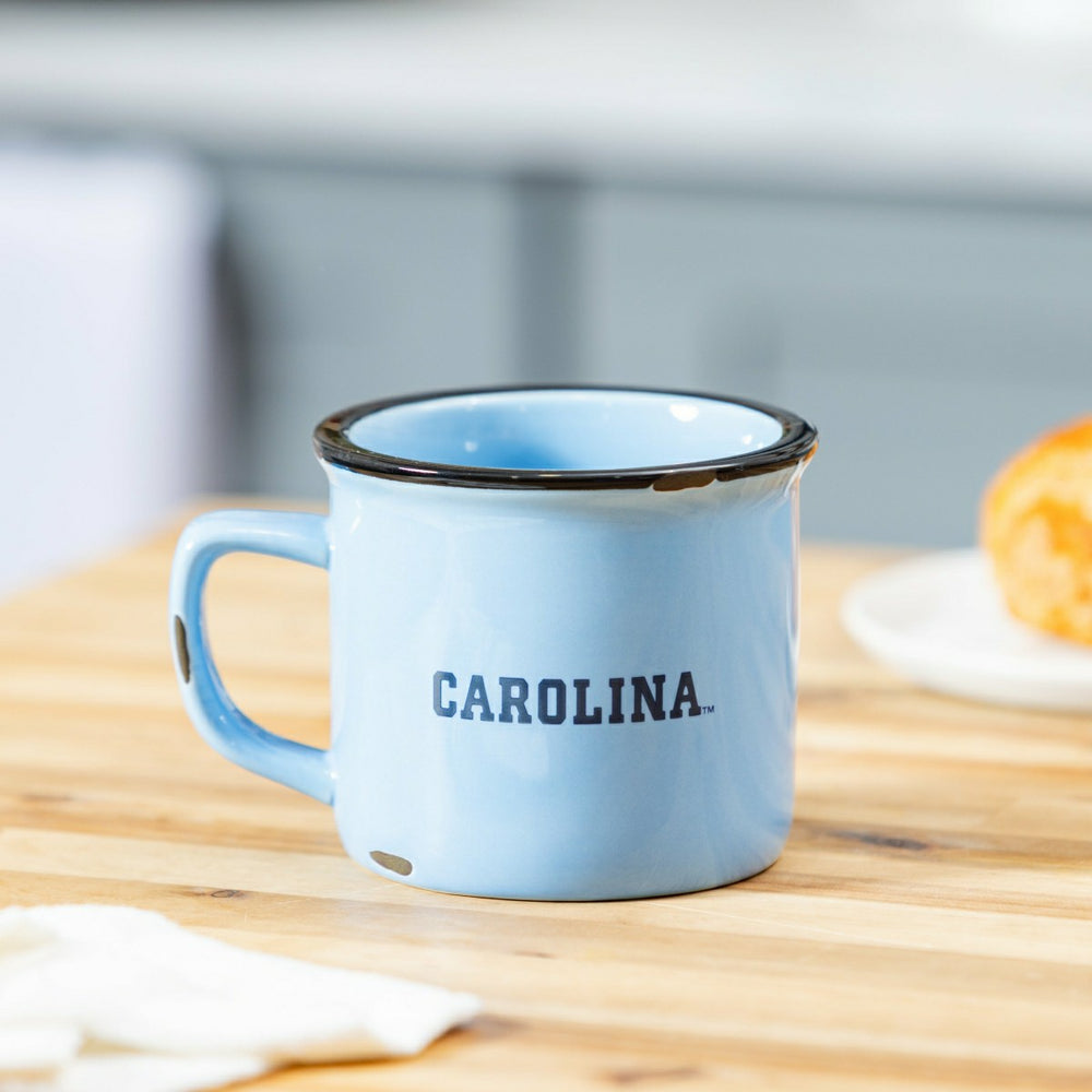 University of North Carolina Ceramic Camp Cup with Enamel Finish, 14oz