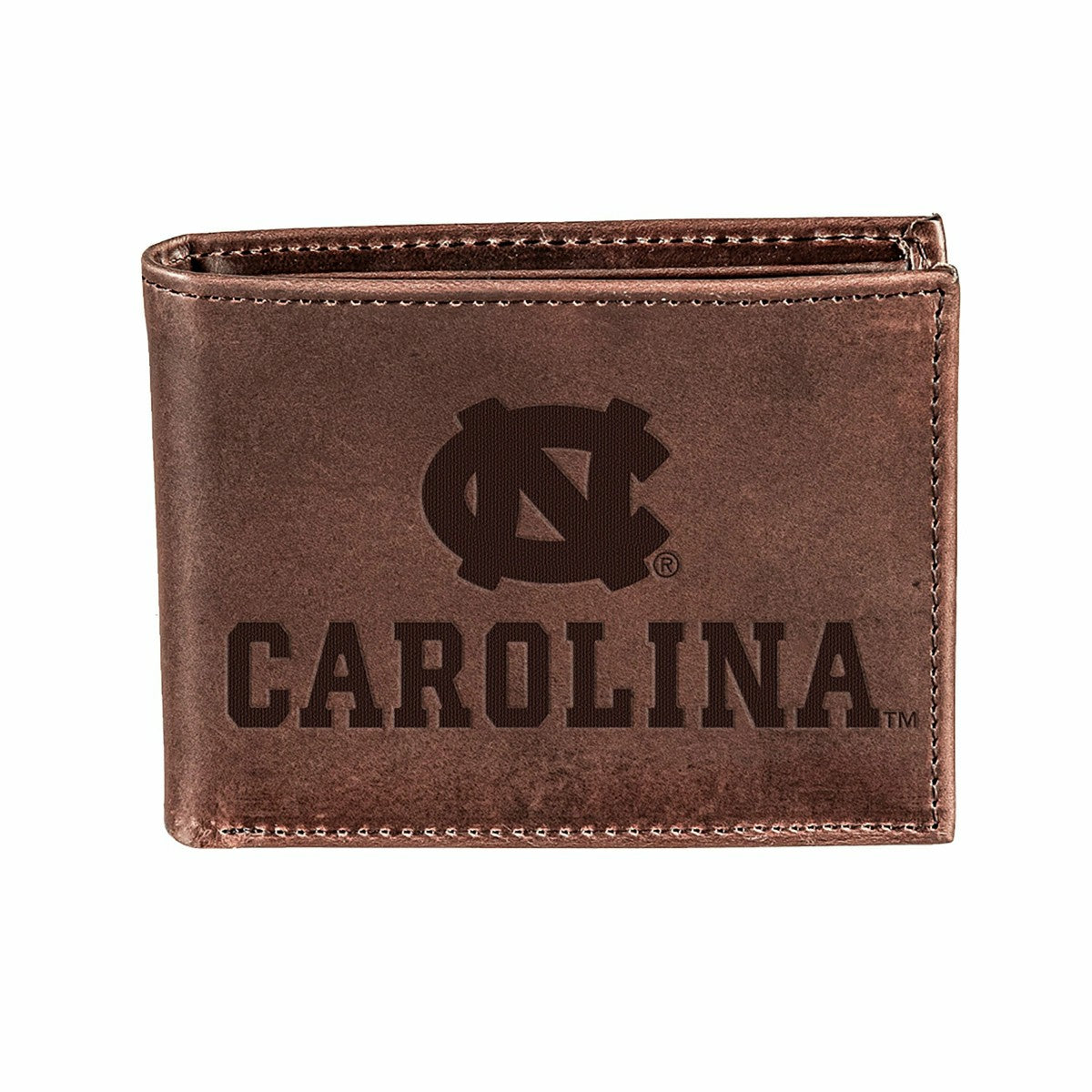 University of North Carolina, Bi-Fold Wallet, Brown, CH, 100% Genuine