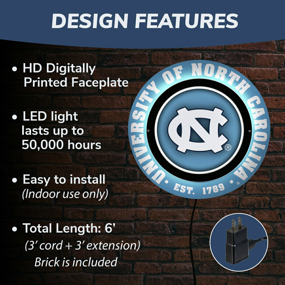 University of North Carolina, Metal Lite, Round