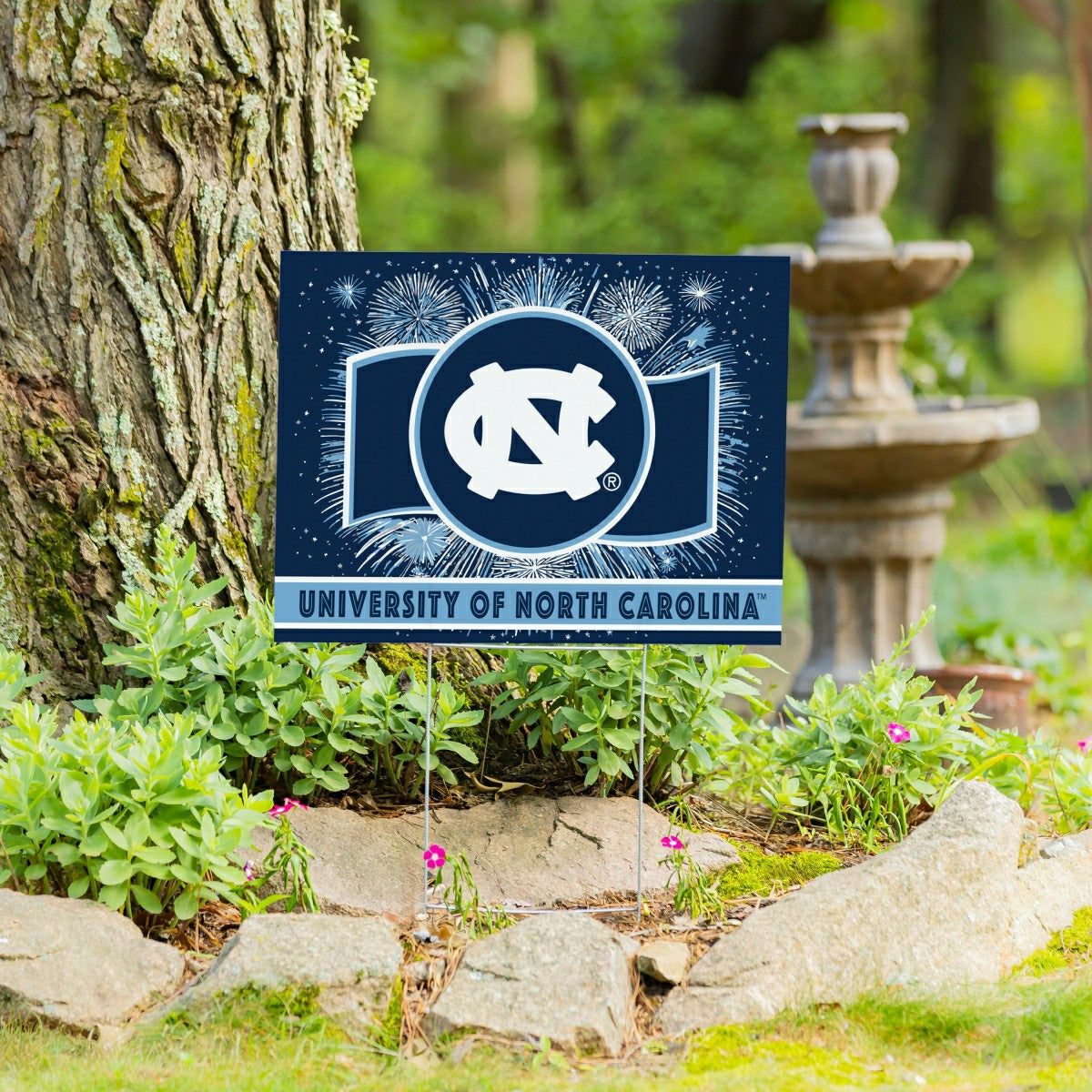University of North Carolina Yard Sign, Patriotic
