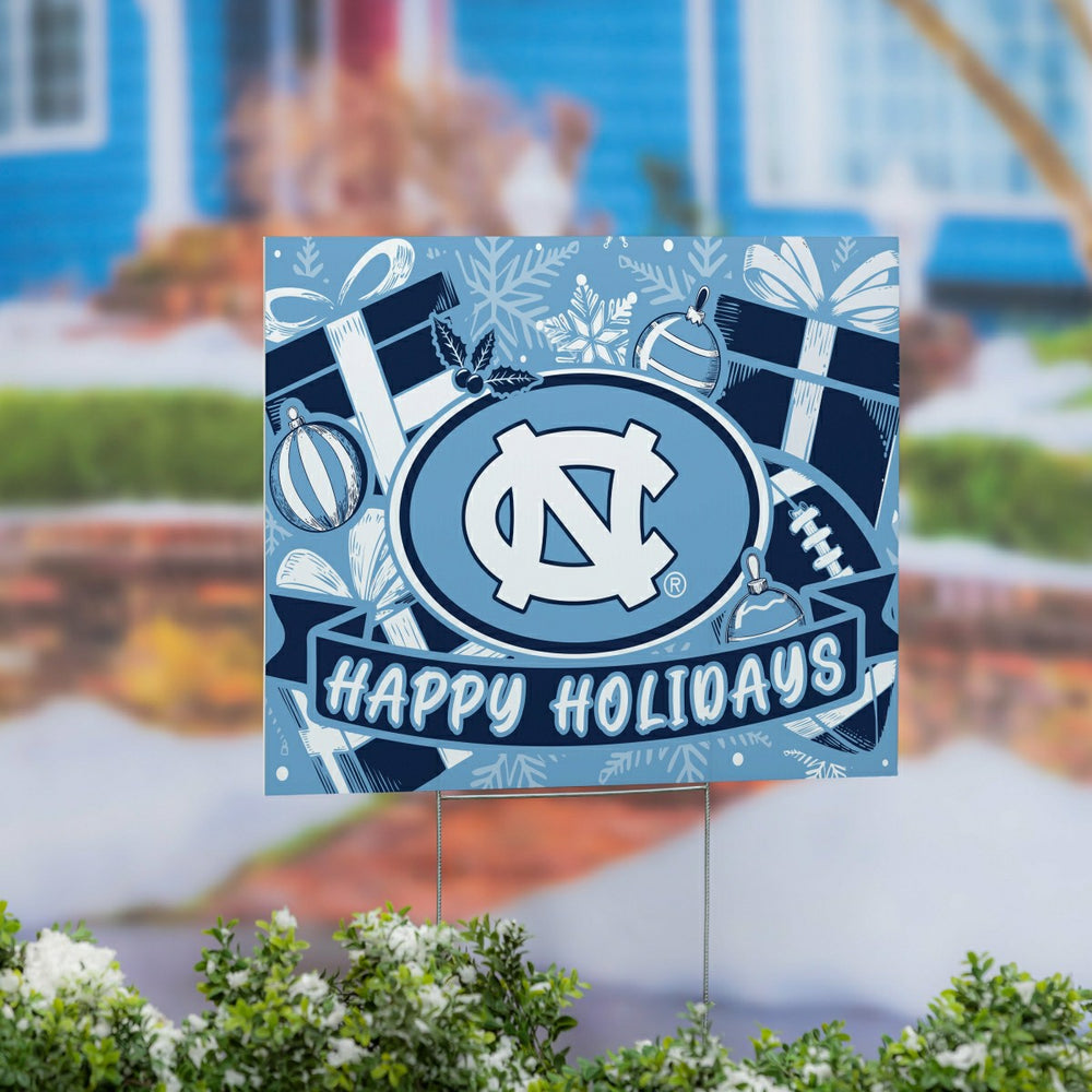 University of North Carolina Yard Sign, Holiday