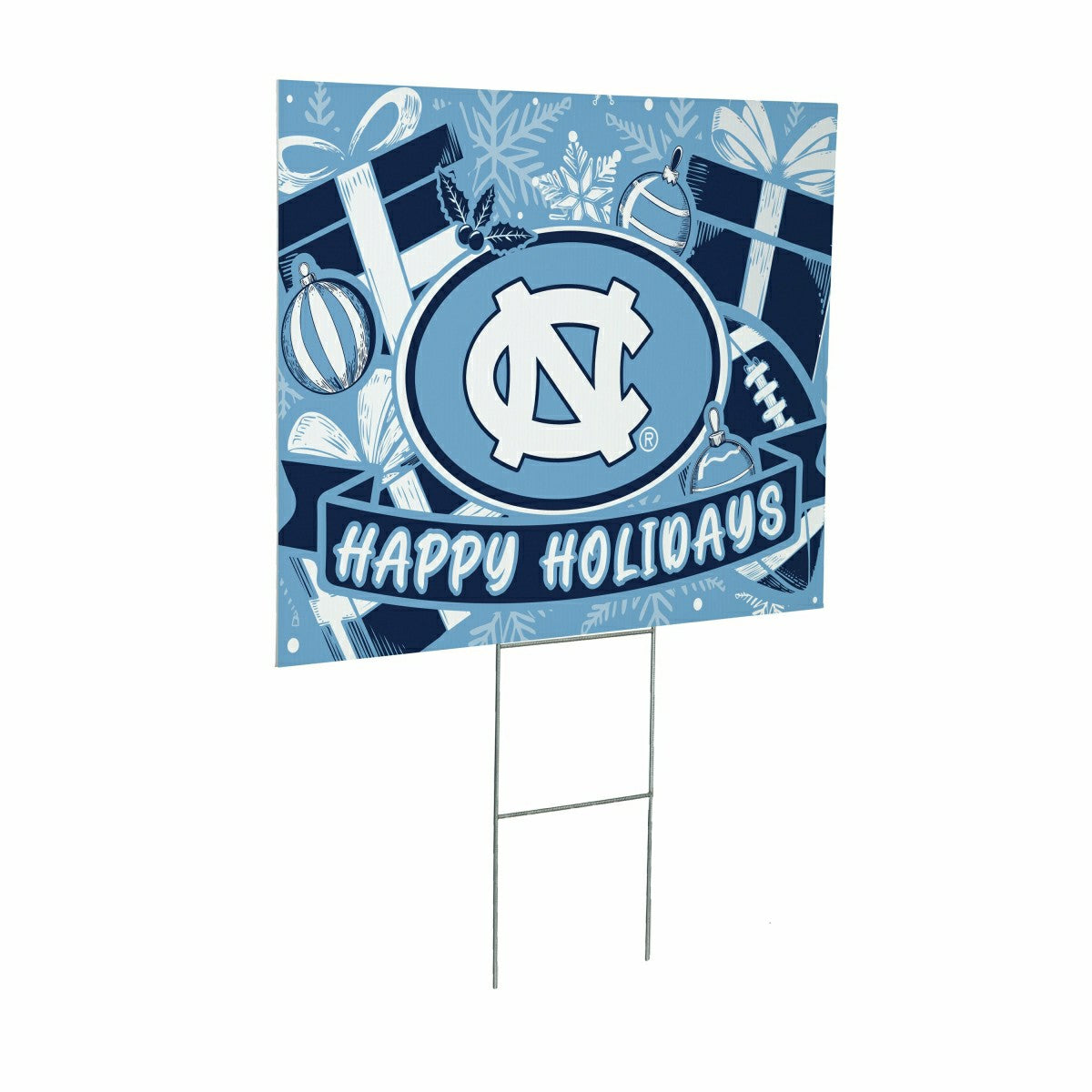 University of North Carolina Yard Sign, Holiday