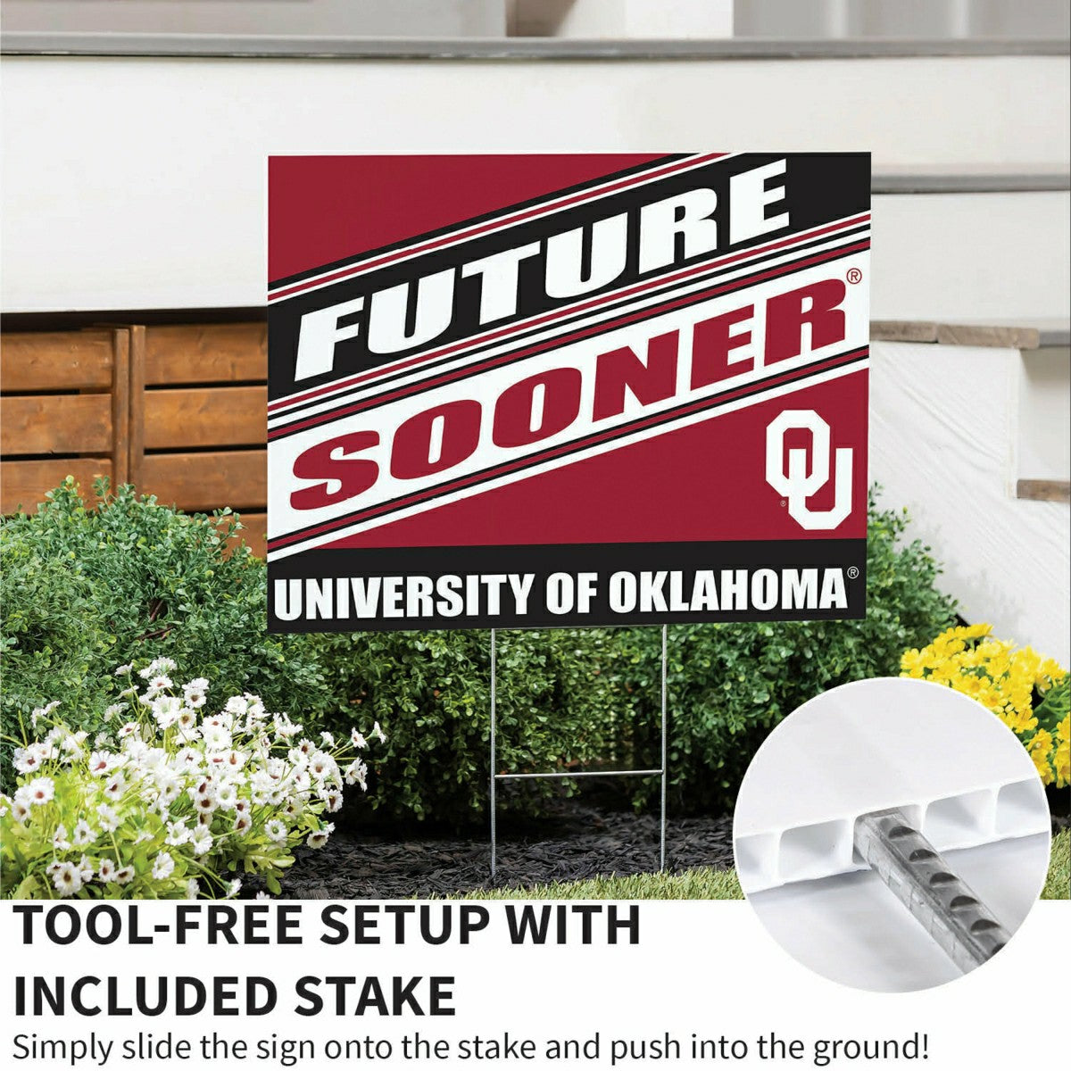 University of Oklahoma Coroplast Yard Sign, Future Student