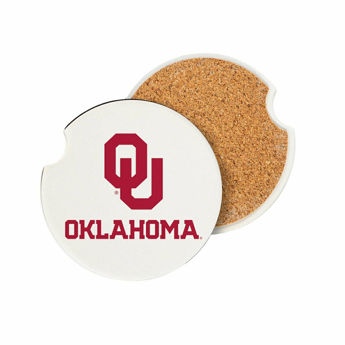 University of Oklahoma Car Coaster Set, 2pc