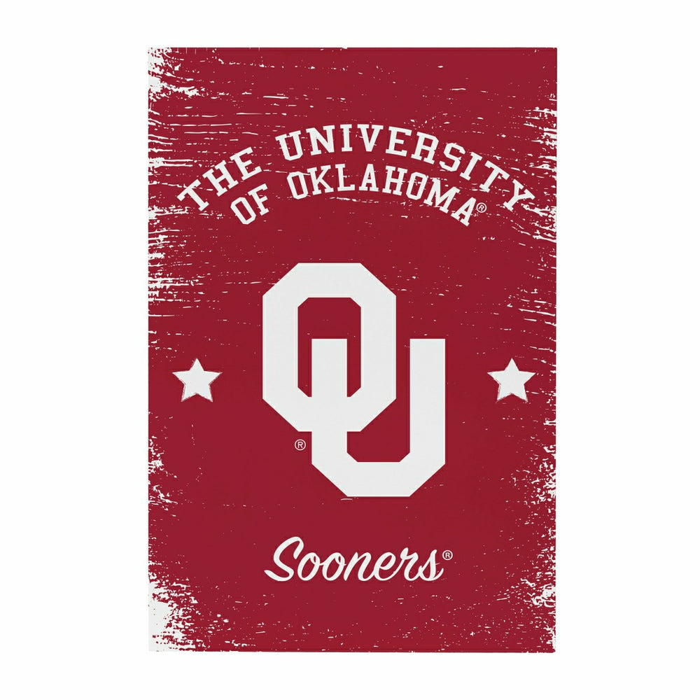 University of Oklahoma Wood Wall Sign, 16x24