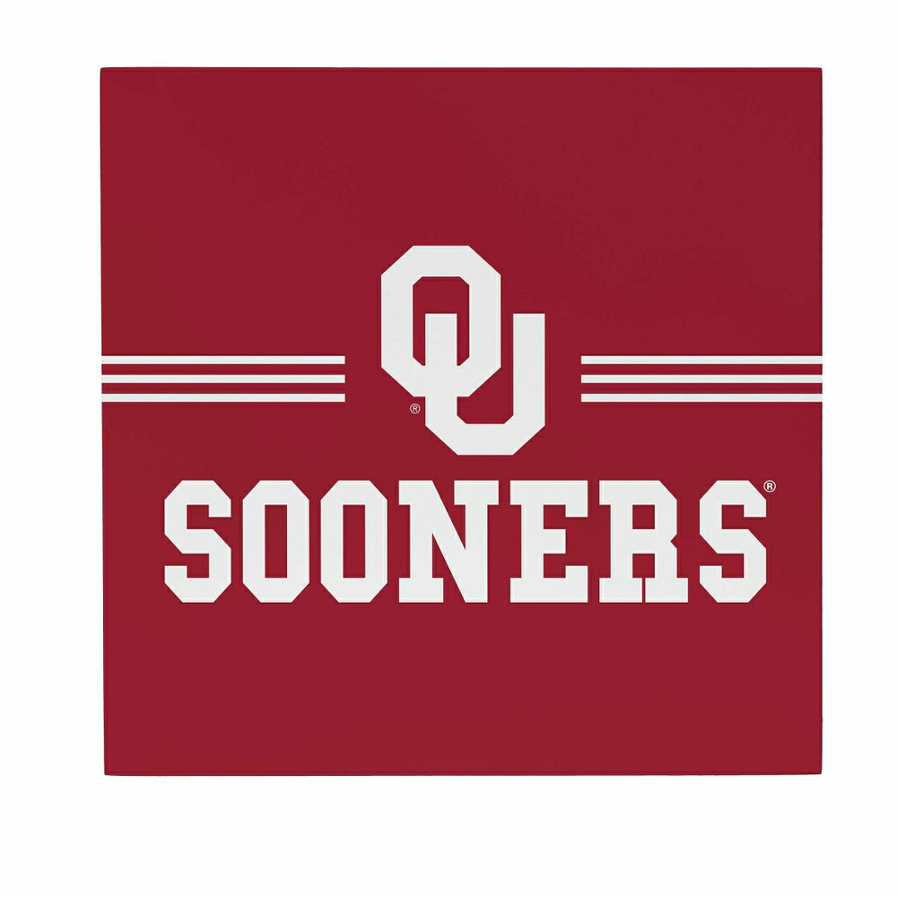University of Oklahoma Wood Wall Sign, 12x12