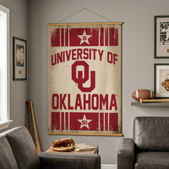 University of Oklahoma, Canvas Wall Tapestry, Large, 54x36