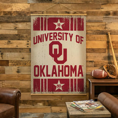 University of Oklahoma, Canvas Wall Tapestry, Large, 54x36