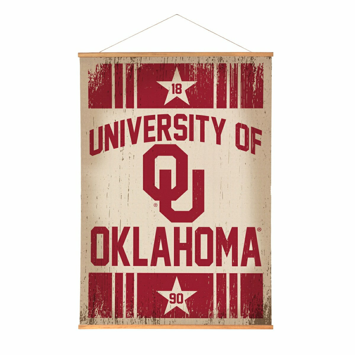 University of Oklahoma, Canvas Wall Tapestry, Large, 54x36