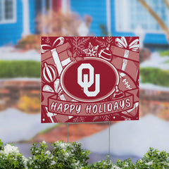 University of Oklahoma Yard Sign, Holiday