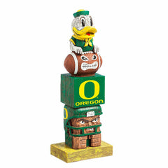 Oregon Ducks Tiki Team Totem Garden Statue