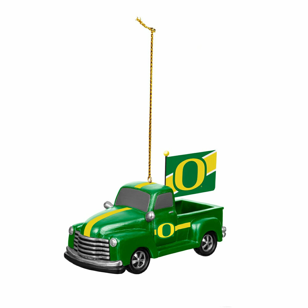 University of Oregon Rally Truck Ornament, Set of 2