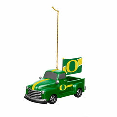 University of Oregon Rally Truck Ornament, Set of 2
