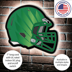 LED Wall Decor, Helmet, University of Oregon