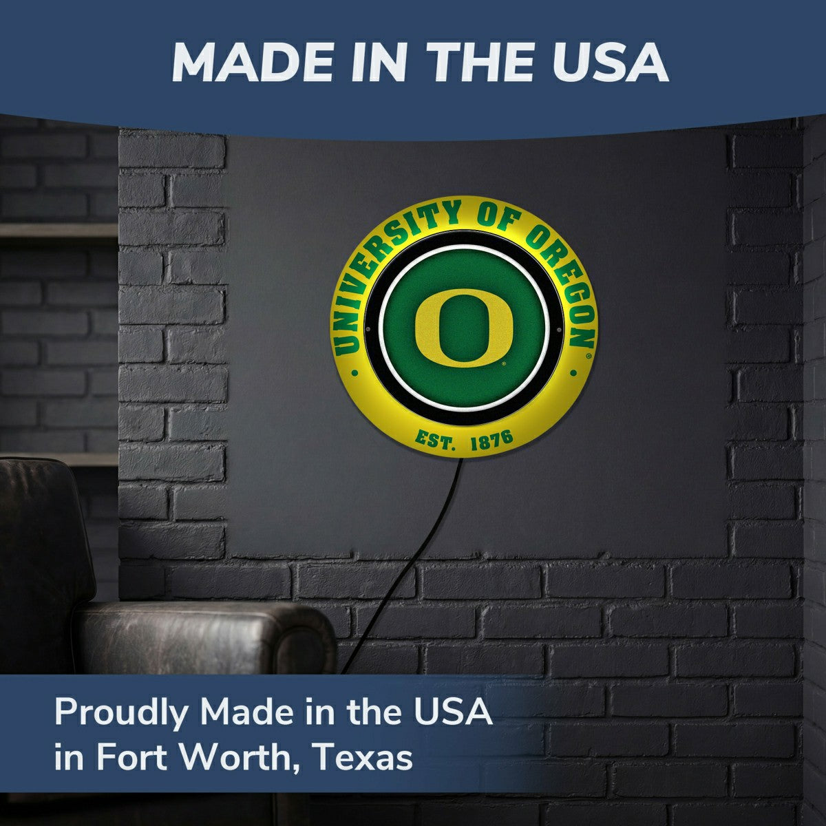 University of Oregon, Metal Lite, Round