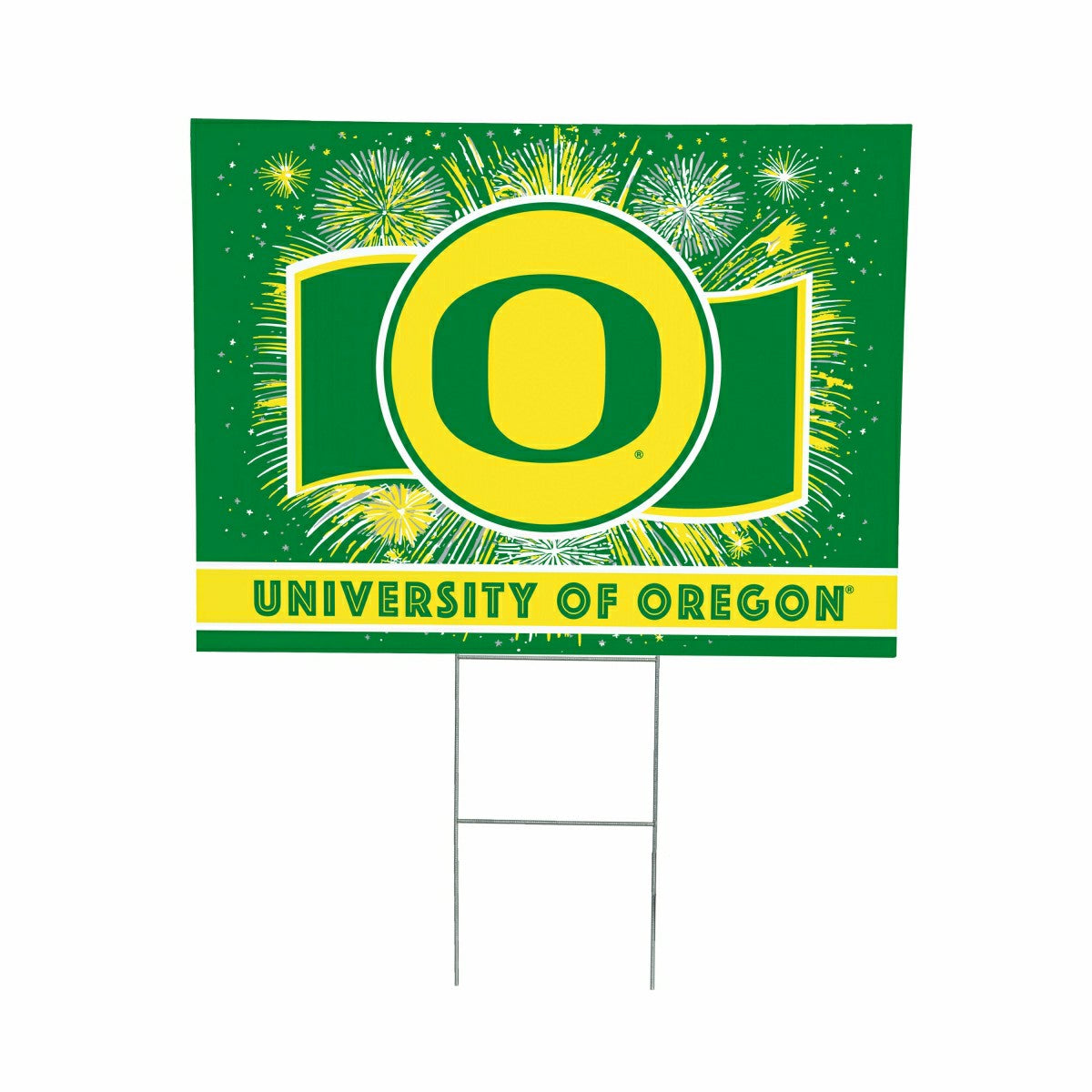 University of Oregon Yard Sign, Patriotic