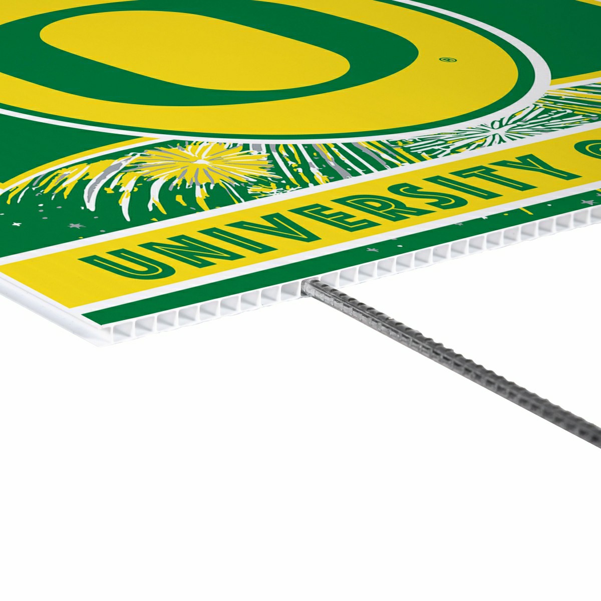 University of Oregon Yard Sign, Patriotic