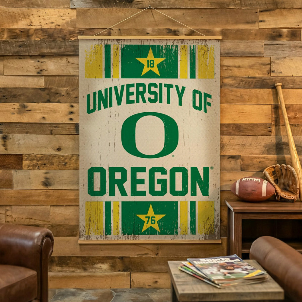 University of Oregon, Canvas Wall Tapestry, Large, 54x36