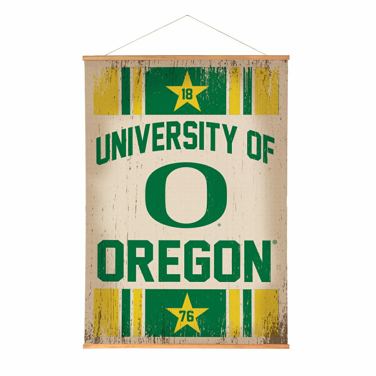 University of Oregon, Canvas Wall Tapestry, Large, 54x36