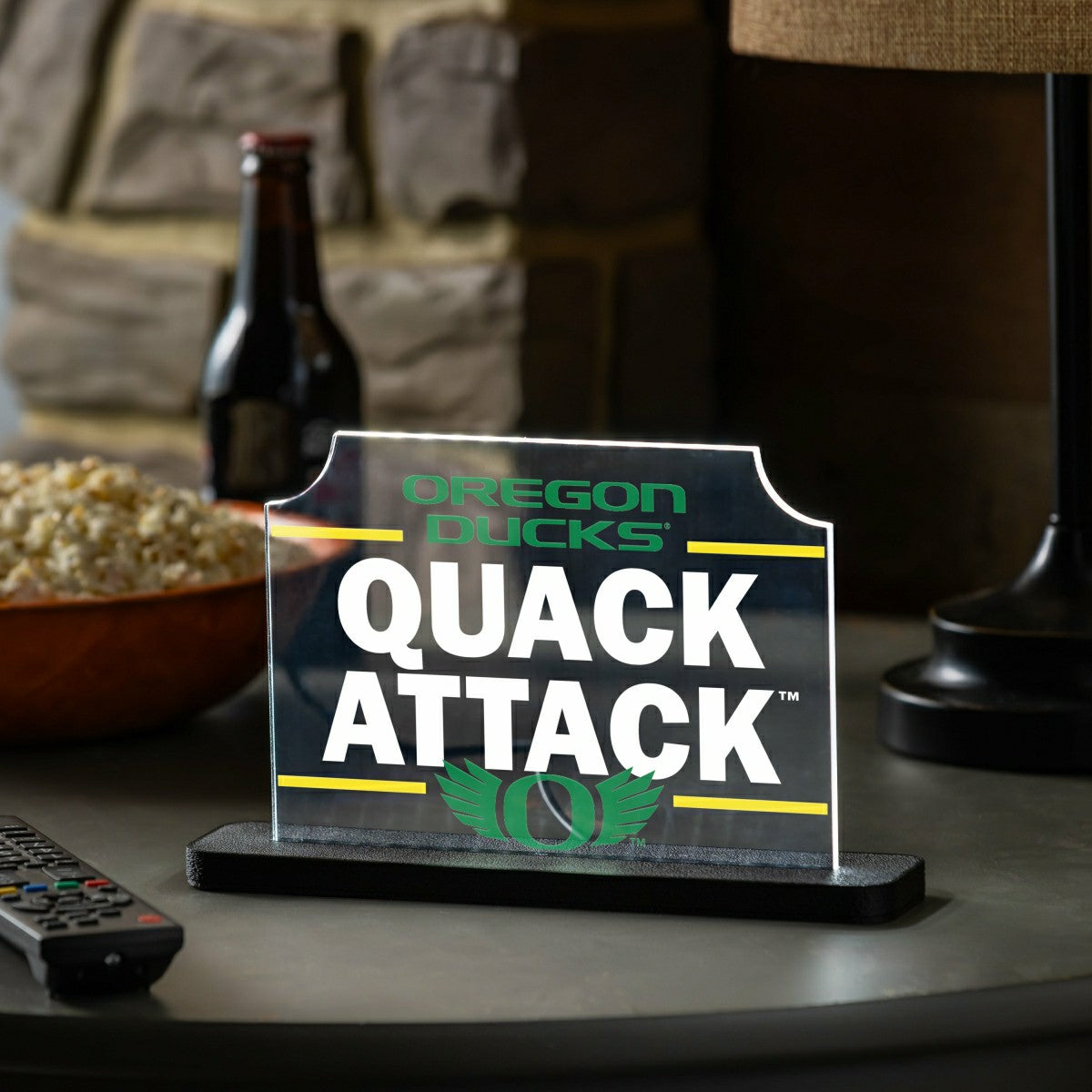 University of Oregon College Rectangle Desklite LED Décor