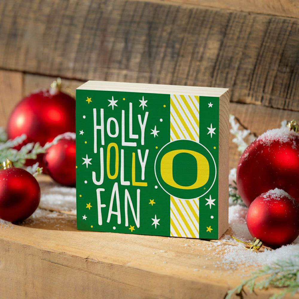 University of Oregon Block, Holiday, 6x6