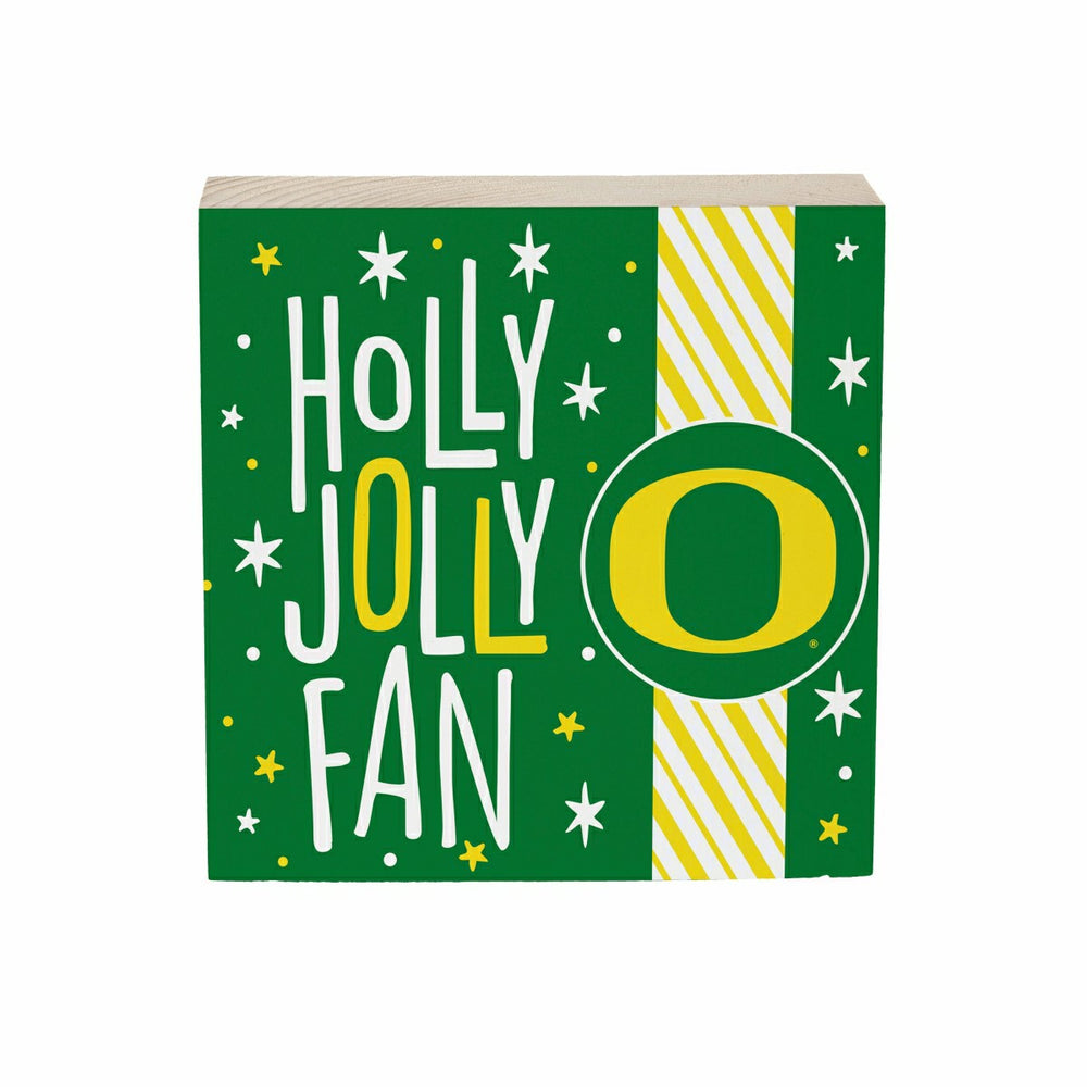 University of Oregon Block, Holiday, 6x6