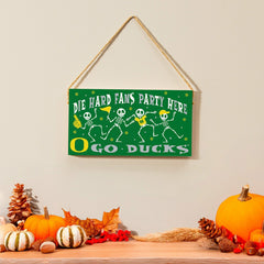University of Oregon Halloween Wood Wall Sign, 6x11