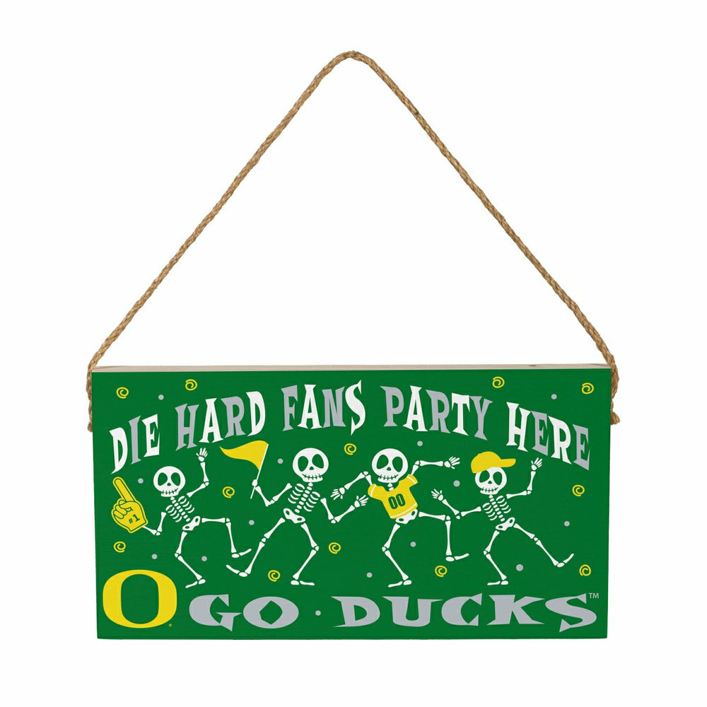 University of Oregon Halloween Wood Wall Sign, 6x11