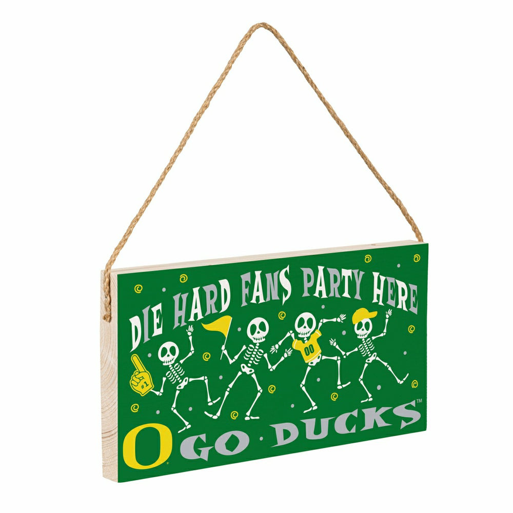 University of Oregon Halloween Wood Wall Sign, 6x11