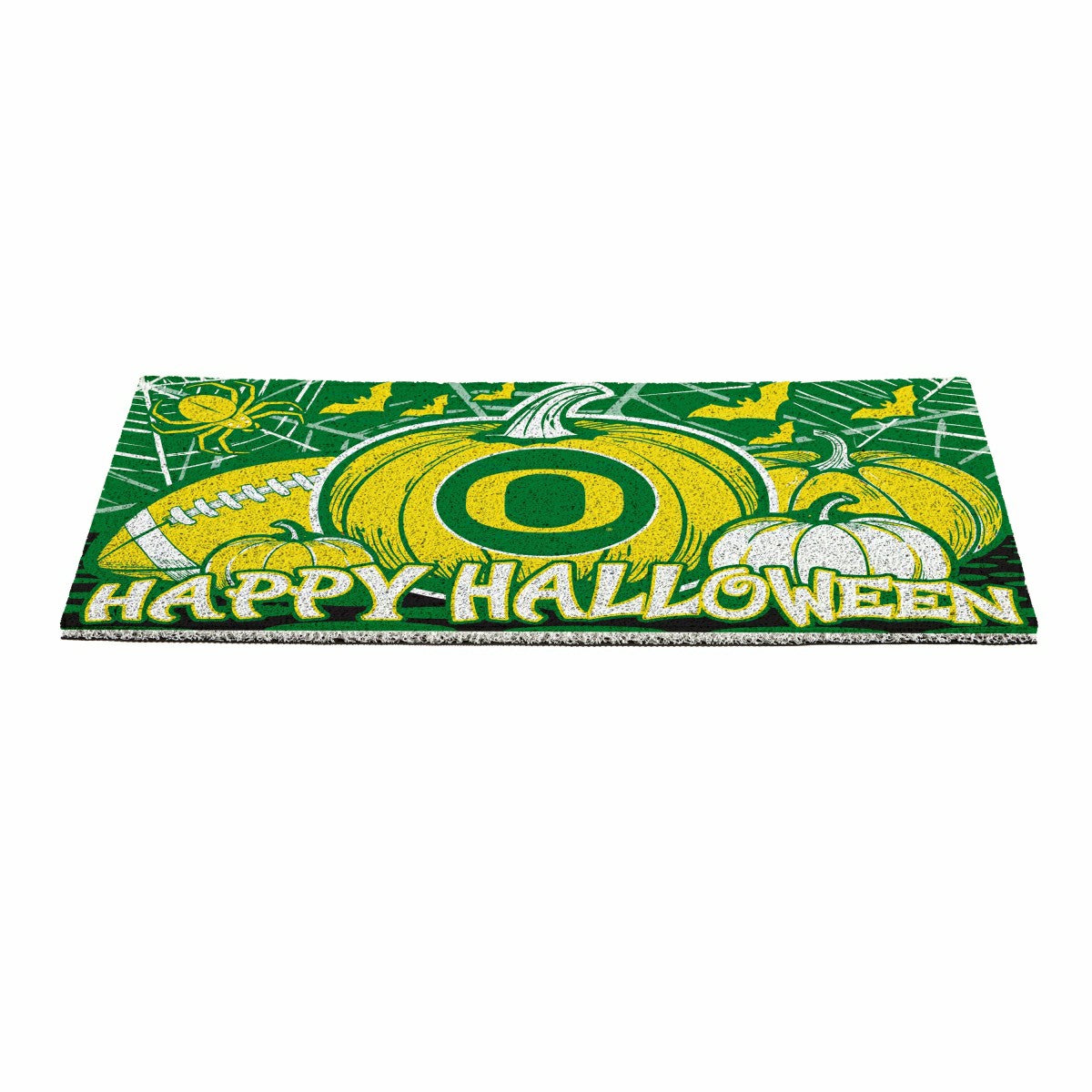 University of Oregon Halloween PVC Mat, 28"x16"