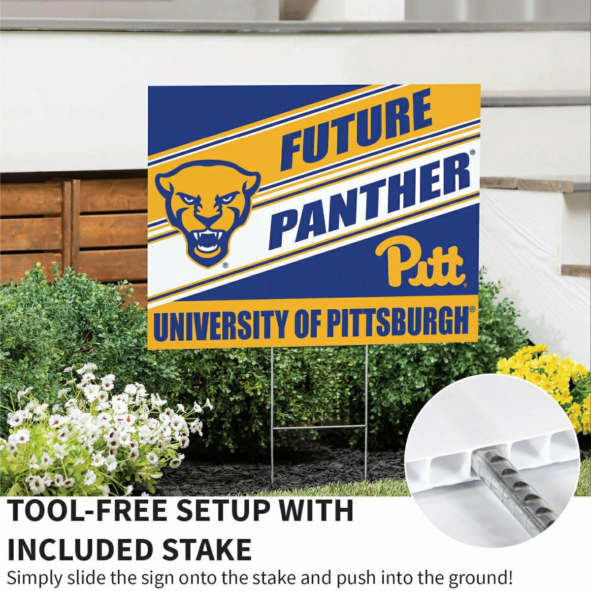 University of Pittsburgh Coroplast Yard Sign, Future Student