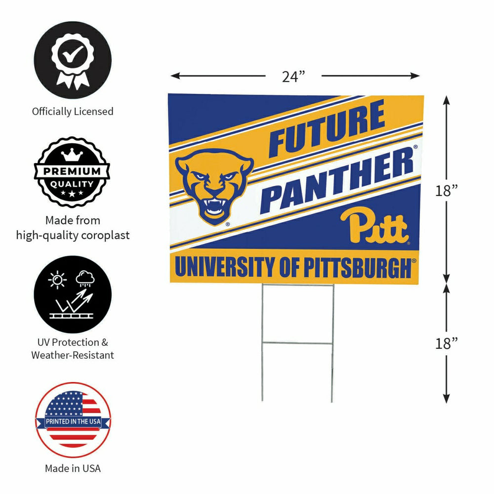 University of Pittsburgh Coroplast Yard Sign, Future Student