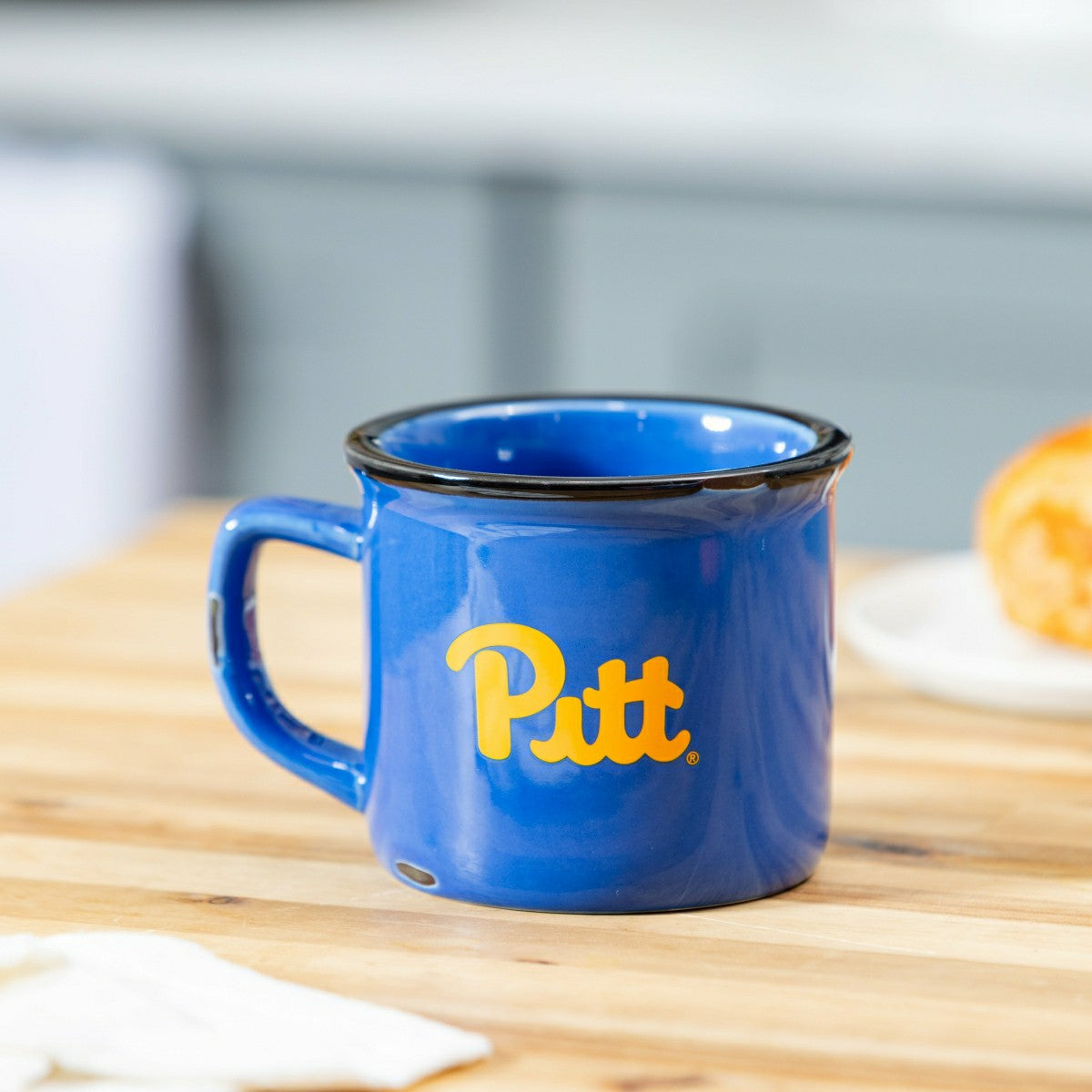 University of Pittsburgh Ceramic Camp Cup with Enamel Finish, 14oz